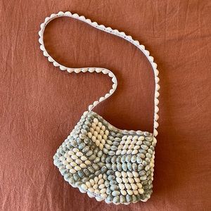Vintage Handmade Shell Bag